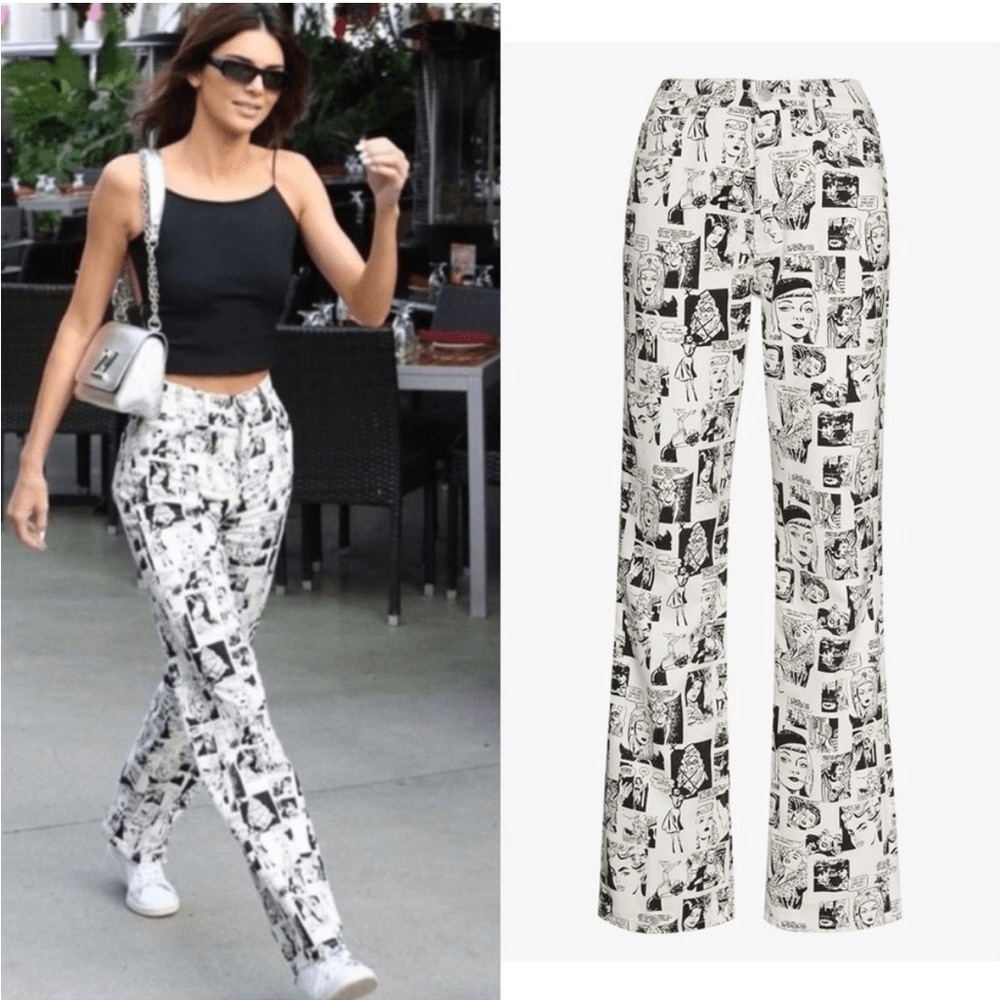 Reformation Newsprint High Rise Jeans
